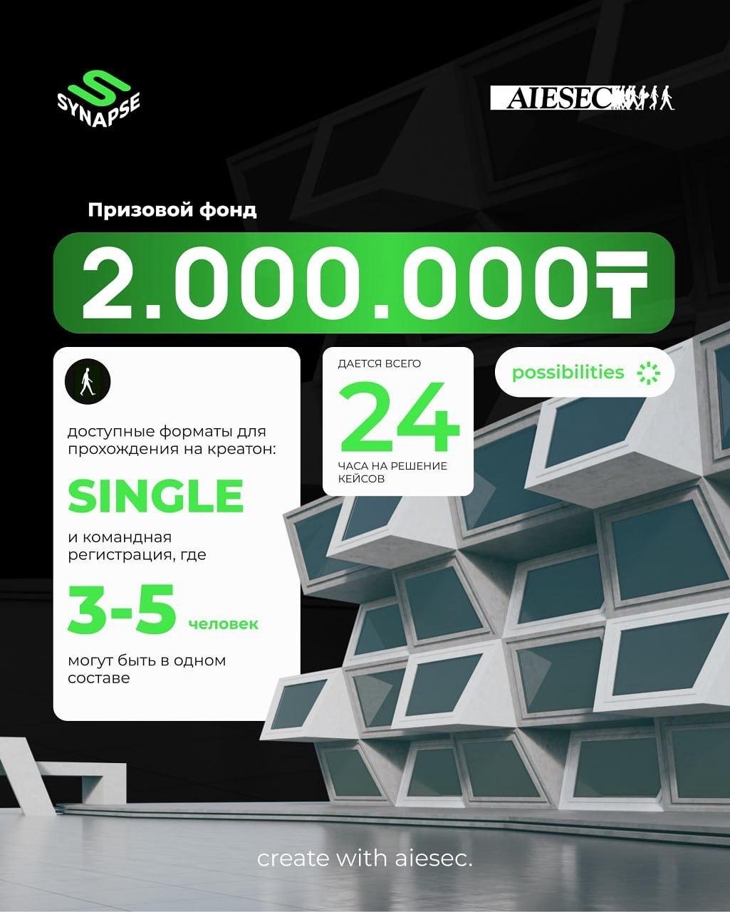 Выиграй 2 000 000 тенге на Synapse Creathon в Алматы! — фото 4
